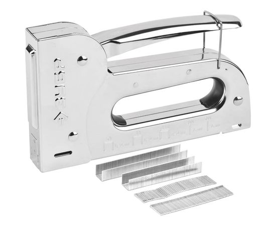 Стальной степлер ЗУБР Универсал-14 6-в-1: 53, 140, 53F, 13, 300, 500, 31527 