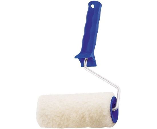 Валик СИБРТЕХ из искусственного меха с ручкой, 150 мм, ворс 15 мм, D - 48 мм, полиэстер 80112 – изображение 3