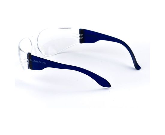 Защитные открытые очки РОСОМЗ О15 HAMMER ACTIVE StrongGlass 2C-1,2 PC с мягким носоупором 11537-5 – изображение 3
