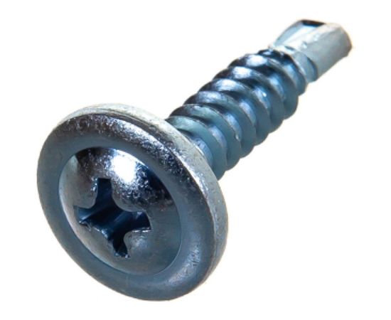Саморезы с полусферической головкой и сверлом Профикреп цинк, 4,2х19 200 шт 2003906224 – изображение 6