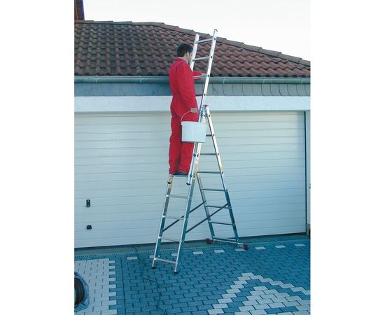 Универсальная лестница 3х8 с дополнительной функцией Krause Corda 013385 – изображение 2