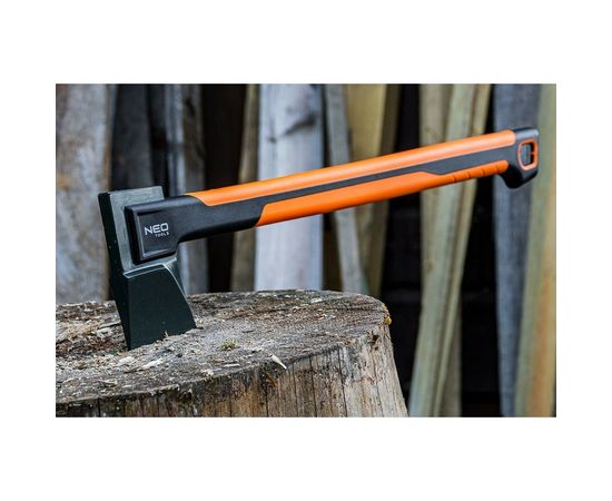 Колун NEO Tools 2200 г, вес обуха 1700 г, топорище из стекловолокна и TPR 28 27-033 – изображение 2