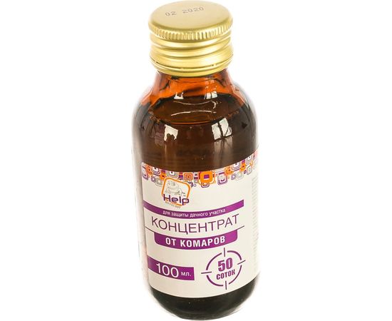 Инсектицидный концентрат от комаров HELP на весь сезон, 100мл 80227 – изображение 3