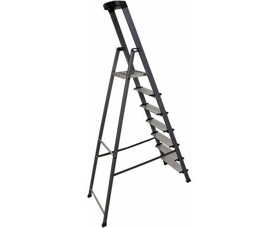 Стремянка, анодированные боковины Krause MONTO SECURO, 7 ступеней 126450 – изображение 8