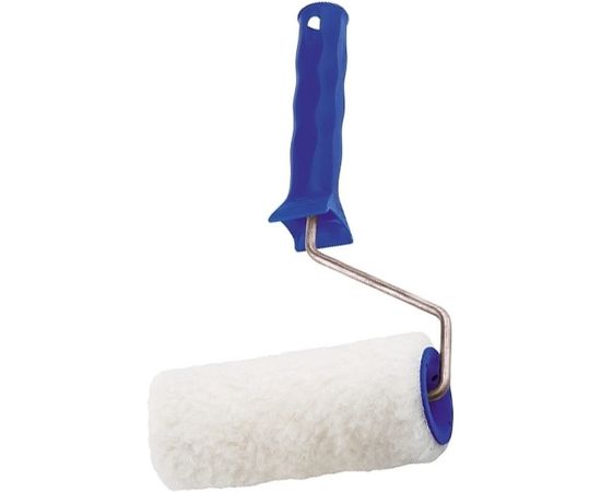 Валик СИБРТЕХ из искусственного меха с ручкой, 150 мм, ворс 15 мм, D - 48 мм, полиэстер 80112 – изображение 2