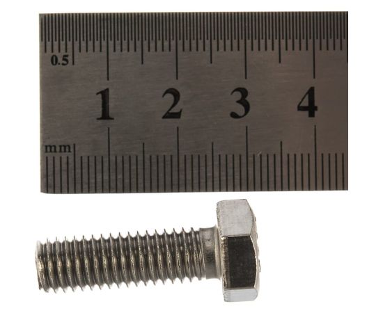 Болт Tech-Krep DIN933 8х25 ш.г. полн.рез. нерж.ст. A2, 4 шт. 141697 – изображение 3