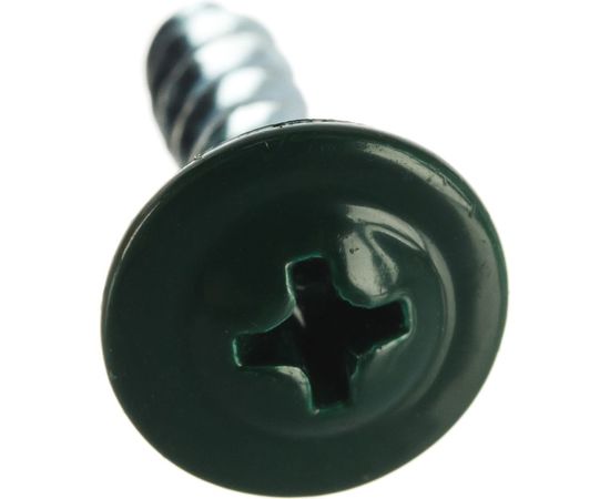 Саморезы с полусферической головкой и остриём Профикреп зел. мох RAL6005, 4,2х19 200 шт 2004906224 – изображение 2