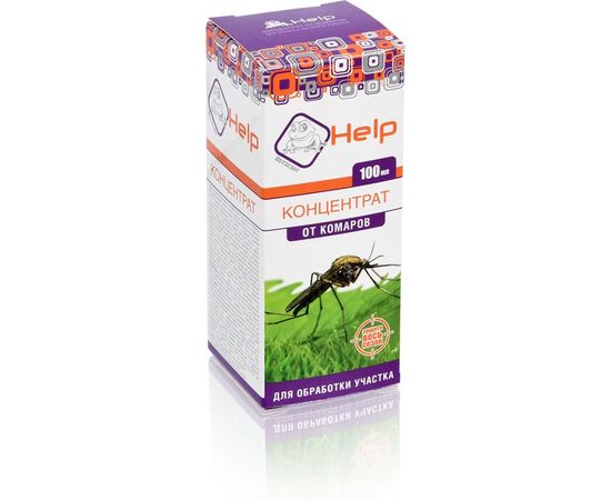 Инсектицидный концентрат от комаров HELP на весь сезон, 100мл 80227 – изображение 2