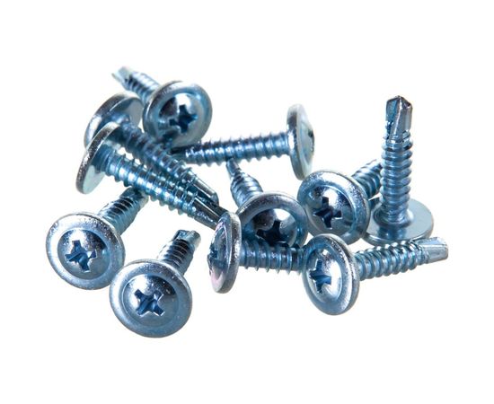 Саморезы с полусферической головкой и сверлом Профикреп цинк, 4,2х19 200 шт 2003906224 – изображение 5