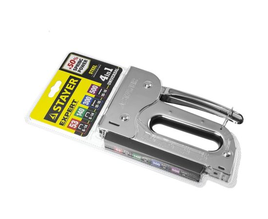 Стальной степлер STAYER BlackForce-53 тип 53, 140, 300, 500 31515_z01 – изображение 4