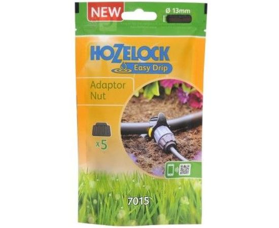 Переходная гайка Hozelock 7015 автоматический полив, 4 и 13 мм, 5 шт. 70153600 – изображение 2