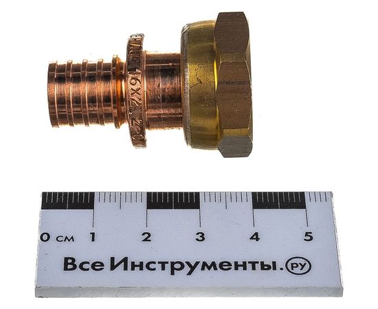 Переходник Rehau НГ 16 1/2 бронза RX+ 14563351001 – изображение 2