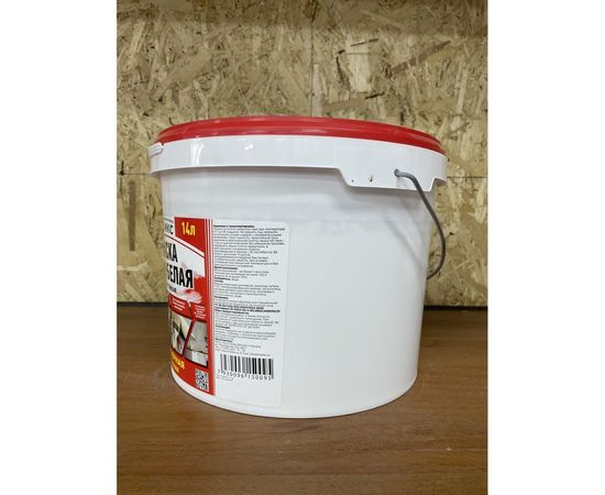 Супербелая акриловая интерьерная краска Меликс Влагостойкая 14 кг MOS-14КСИВ01 – изображение 6