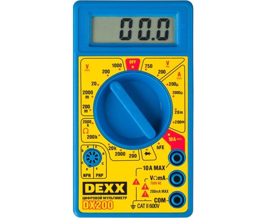 Цифровой мультиметр DEXX DX200 45300 – изображение 3