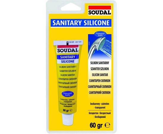 Санитарный силикон SOUDAL бесцветный 120034 