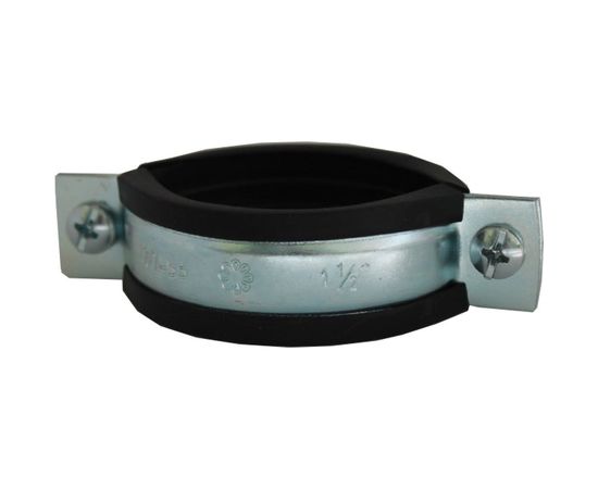 Сантехнический хомут для труб с гайкой СВК 1 1/2 М8 47-52 SVK-Fe040 