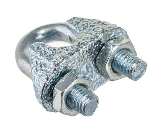 Зажим троса STAYER DIN 741, 6 мм, 80 штук, оцинкованный 30535-06 