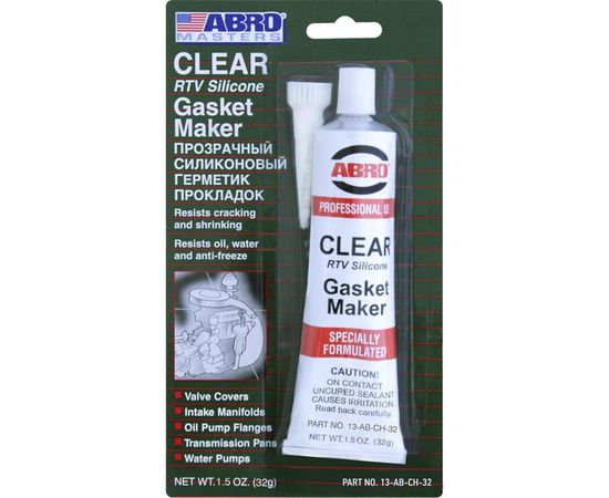 Герметик прокладок ABRO прозрачный Китай 32 гр 13-AB-CH-32R 