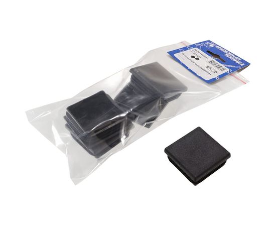 Квадратная заглушка для труб крепежная техника 50х50 мм 4 шт 60028 