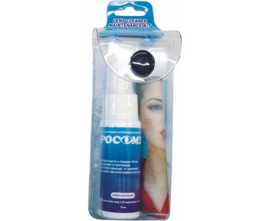 Комплект для очистки очков: спрей 30мл и салфетка из микрофибры РОСОМЗ 00702 