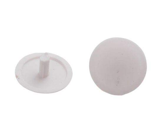 Заглушка на шуруп-стяжку ЕВРОПАРТНЕР 7 мм белая 50 шт. 16 1585 4 