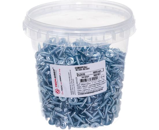 Саморез Tech-Krep ШСММ 4,2х16 1000 шт - ведро 100102 