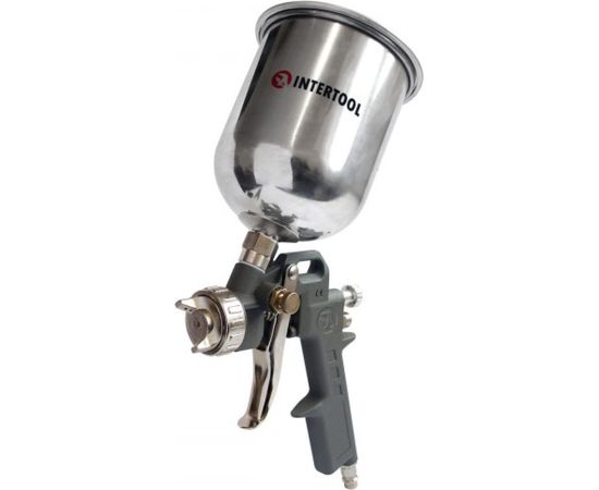 Пневматический краскопульт INTERTOOL HP, форсунка 1.5 мм, бачок 600мл PT-0205 