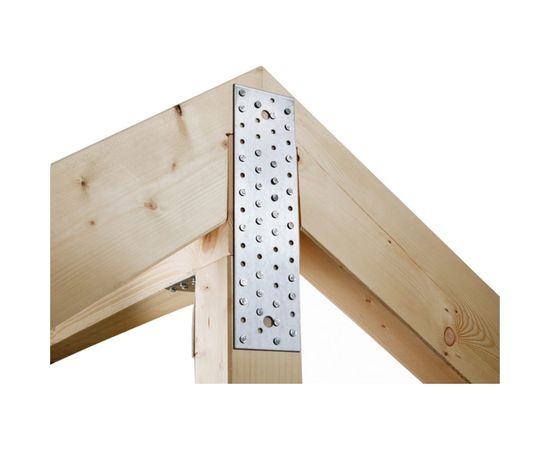 Перфорированная пластина GAH ALBERTS оцинкованная, 180х40х3 мм 330101 – изображение 5