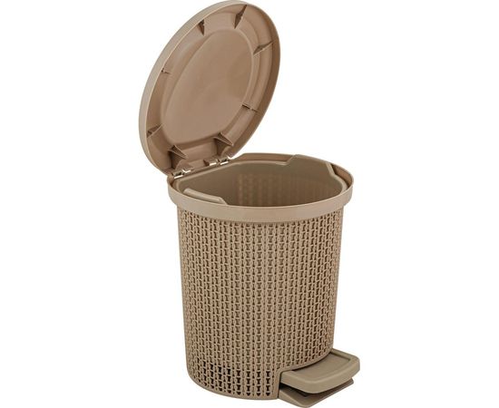 Контейнер для мусора с педалью Svip Ajur 6 л, кофейный SV4064КФ – изображение 2