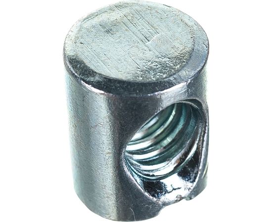 Мебельная потайная гайка с прямым шлицем Tech-Krep 6х12,5 24 шт 142475 – изображение 3