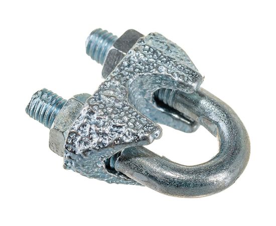 Зажим троса STAYER DIN 741, 6 мм, 80 штук, оцинкованный 30535-06 – изображение 3