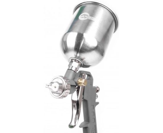 Пневматический краскопульт INTERTOOL HP, форсунка 1.5 мм, бачок 600мл PT-0205 – изображение 8