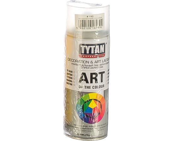 Аэрозольный лак TYTAN PROFESSIONAL ART OF THE COLOUR бесцветный глянец 400 мл 62390 – изображение 2