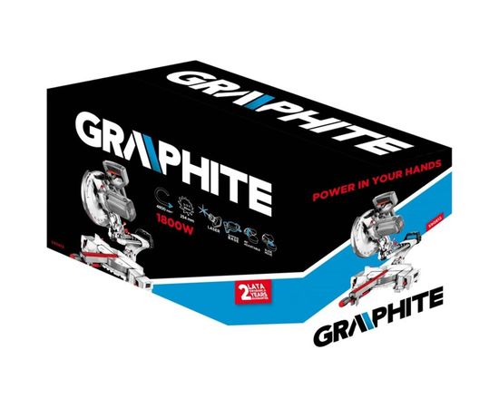 Tорцово-усовочная пила GRAPHITE 59G812 – изображение 2