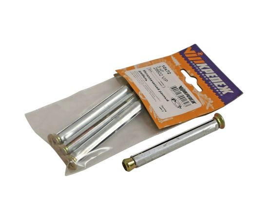 Рамный металлический дюбель VIPкрепеж 10/72 3шт 28602 VIP – изображение 2