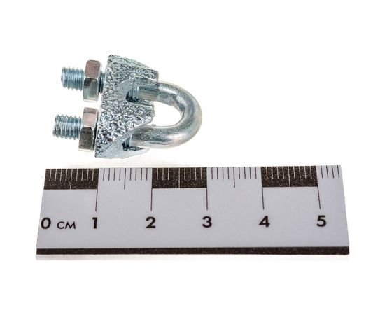 Зажим троса STAYER DIN 741, 6 мм, 80 штук, оцинкованный 30535-06 – изображение 2