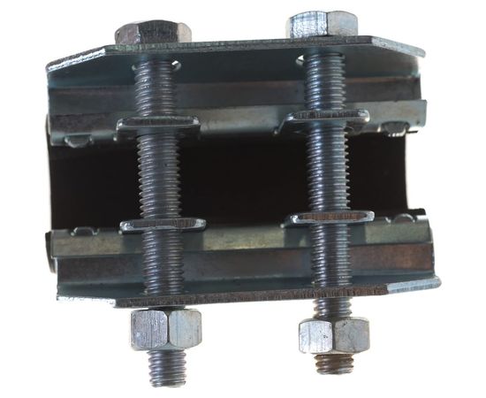 Ремонтный хомут ДТРД оцинк. краб 1/2" Ду 15, Дн 20-24, шир.70 17001 – изображение 3