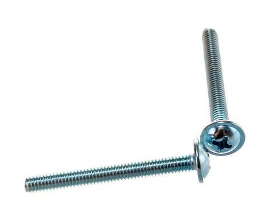 Винт с прессшайбой КРЕП-КОМП шлиц KOMBI DIN967 4х35 55шт вм435мф – изображение 3