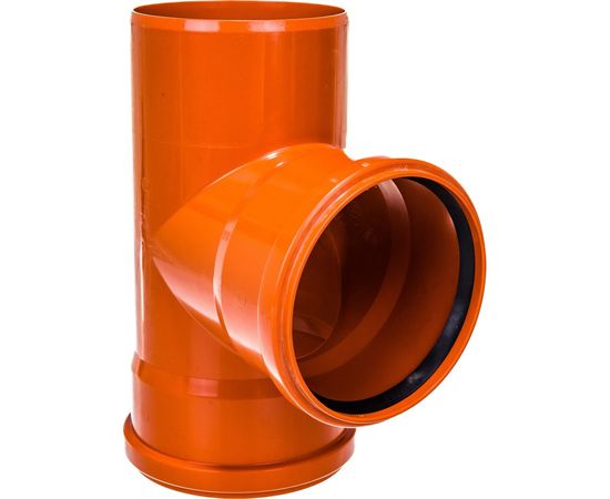 Тройник для наружной канализации Flextron 160х160мм, 87° градусов SVK-KN70161687 – изображение 3