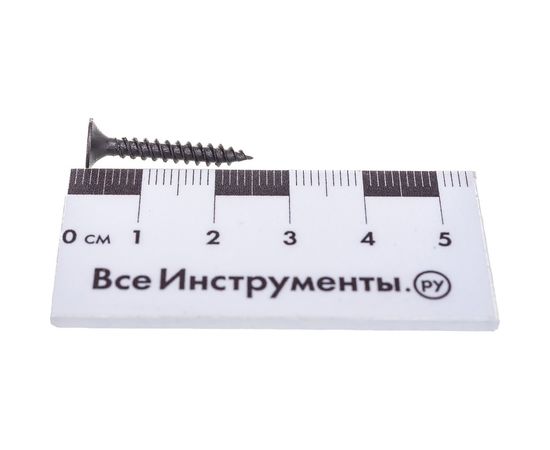 Оксидированный саморез гипсокартон/металл КрепСтройГрупп 3,5х25, 500 шт. 145304 – изображение 2