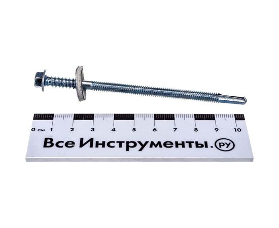 Саморез для сэндвич-панелей Метизный двор 6,3x5,5x100, 50 шт. 4690441024268 – изображение 2