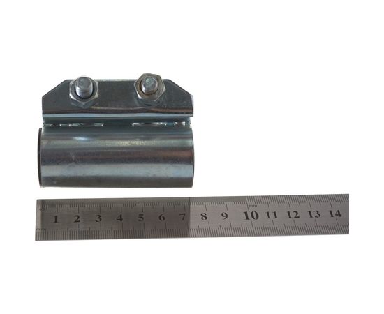 Ремонтный хомут ДТРД оцинк. краб 1/2" Ду 15, Дн 20-24, шир.70 17001 – изображение 2