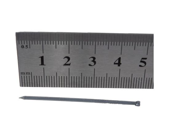 Финишные гвозди Крепежная техника 1,8х50 Цинк 500г (примерно 485 шт.) пакет 492410 БК – изображение 3