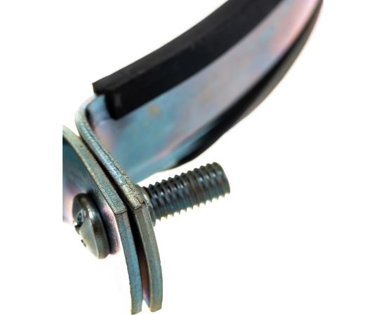 Металлический сантехнический хомут для труб со шпилькой и дюбелем СВК 155-162, 6 дюймов, гайка М10 SVK-F150М10 – изображение 3