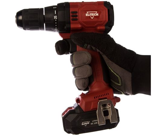Аккумуляторная дрель-шуруповерт Elitech ДА 12БЛ2 2 А*ч 191605 – изображение 3