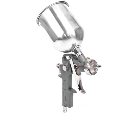 Пневматический краскопульт INTERTOOL HP, форсунка 1.5 мм, бачок 600мл PT-0205 – изображение 4