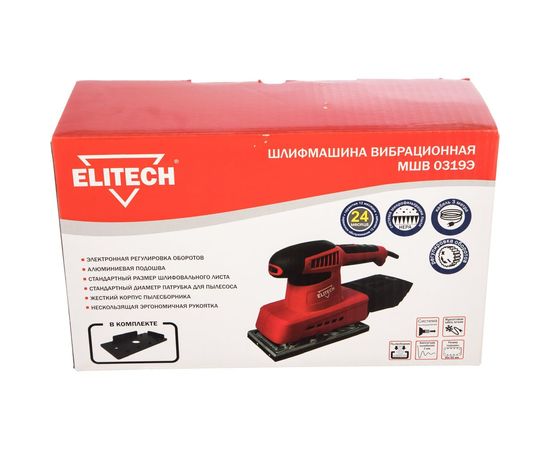 Вибрационная шлифмашина Elitech МШВ 0319Э – изображение 2