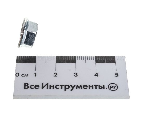 Самостопорящаяся гайка с фланцем Метизный двор M8 DIN 6923, 100 шт. 4607159067715 – изображение 2