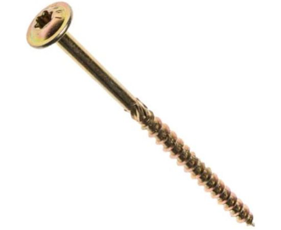 Конструкционный универсальный саморез Bullit 6х160 желт., пресс-шайба, TX30, 2 шт 14-0016720 