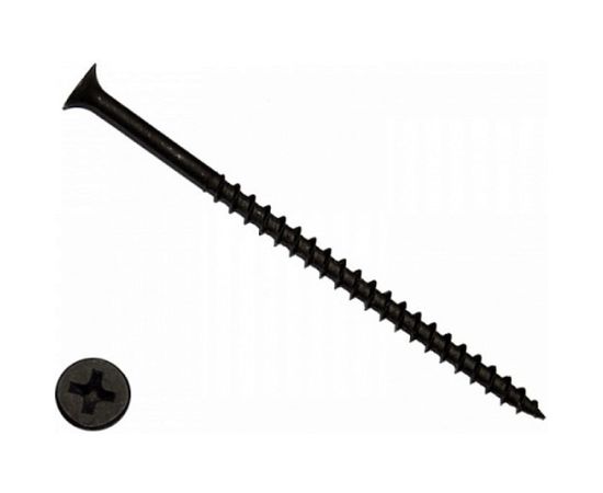 Саморезы KITKREP 4,8х102 потай, крупная резьба, оксид., 1 кг DC48102kg10 